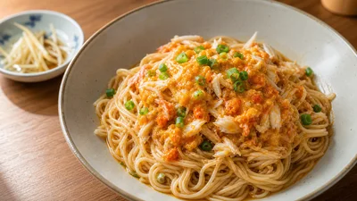 Crab Roe Noodles