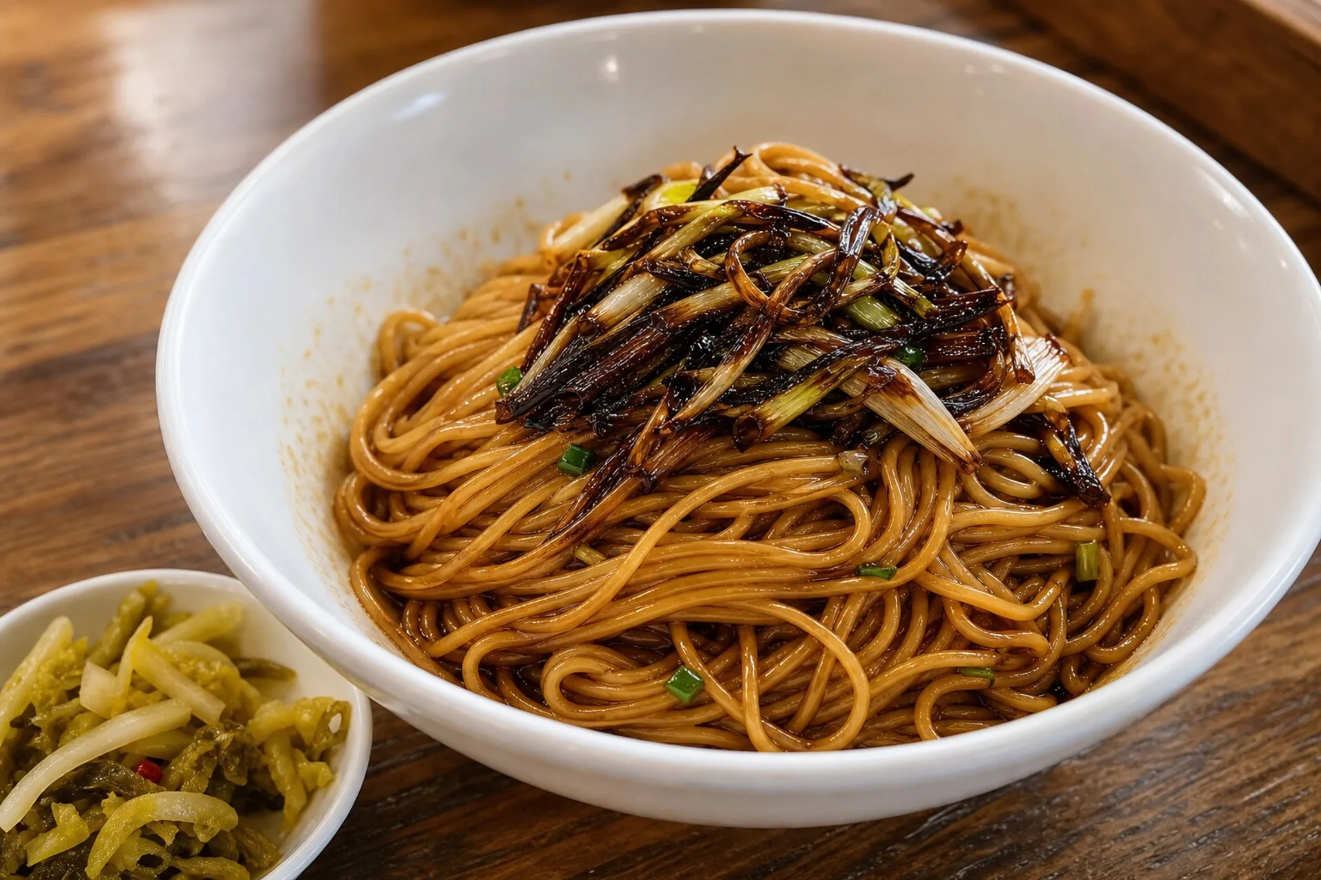 Shanghai Scallion Oil Noodles: Fried Scallion Aroma, Sauce, and Mixing Tips