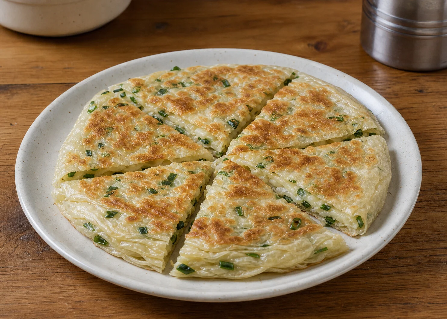 Shanghai Scallion Pancake