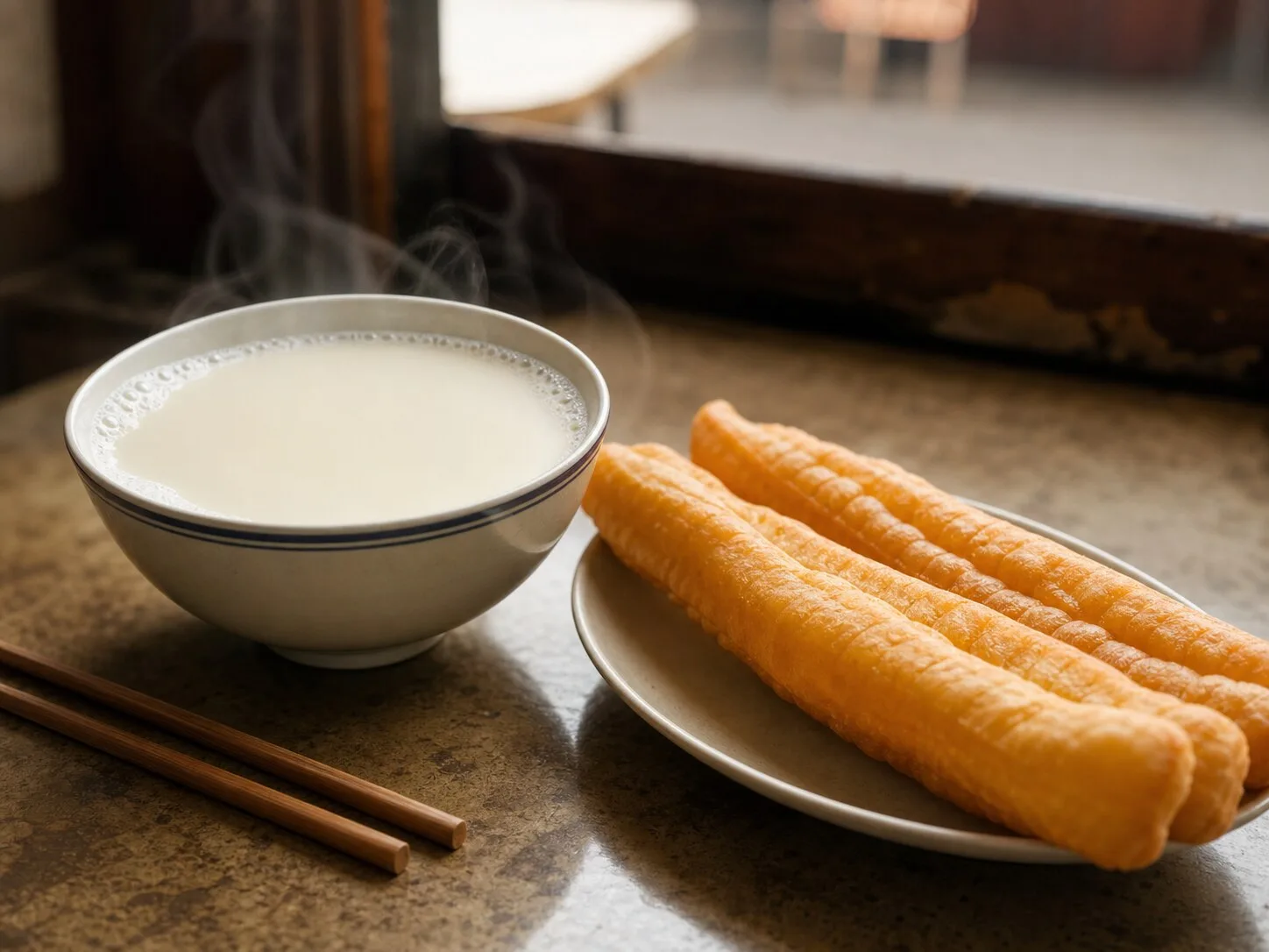 Shanghai Soy Milk and Youtiao