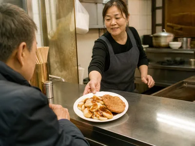 Shanghai Paigu Niangao: Pork Chop Rice Cakes, Sauce, and Snack-Shop Timing
