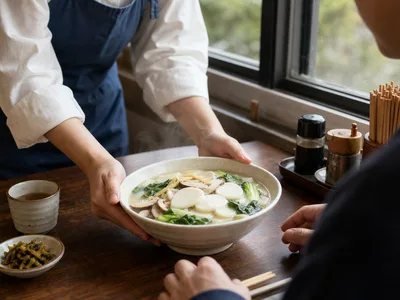 Shanghai Rice Cake Soup: Soft Nian Gao, Greens, and How to Order a Lighter Bowl