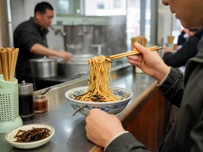Shanghai Scallion Oil Noodles: Breakfast Shop Timing, Bowl Temperature, and the First Mix
